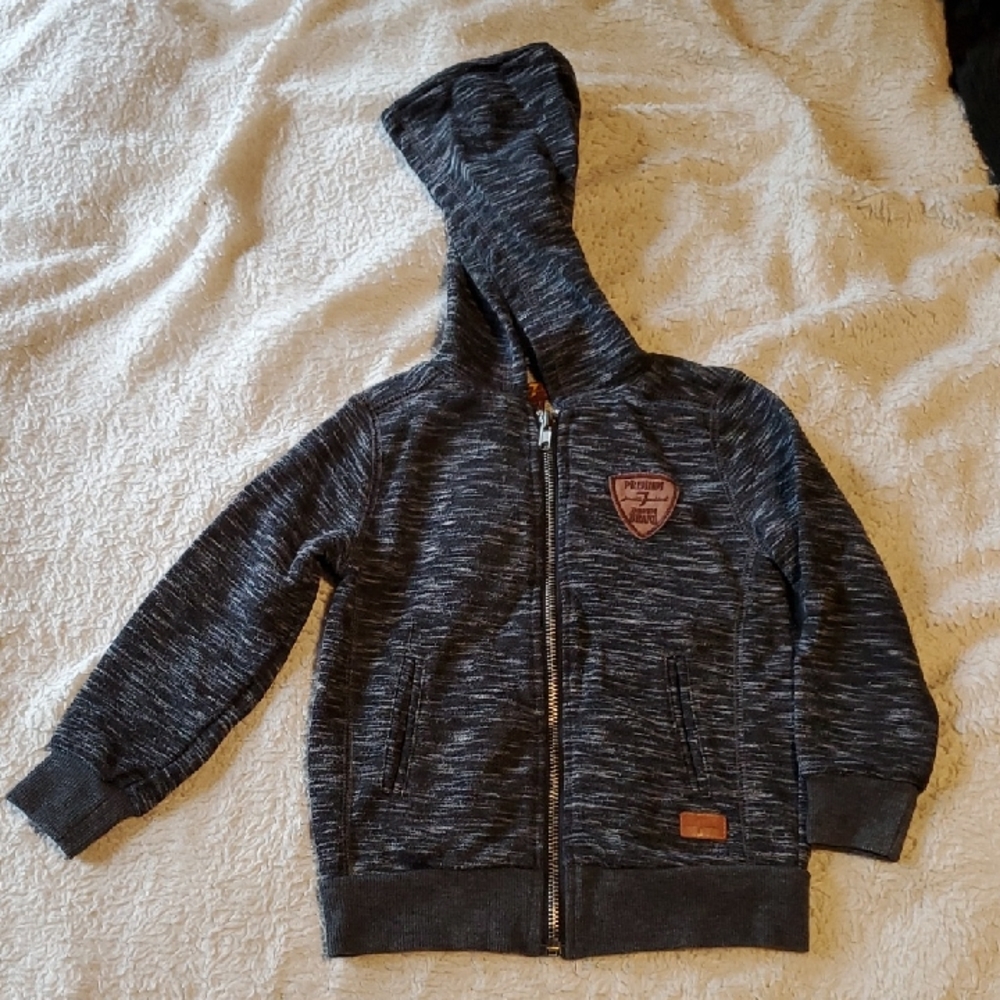 7 For All Mankind Zipper Sweater W/ Hood